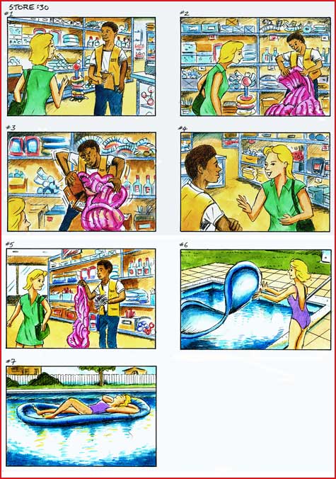 storyboard by Steve Radzi