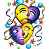 masks with hearts